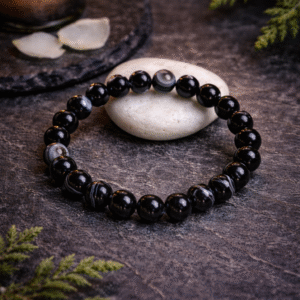 Black Banded Agate 8mm