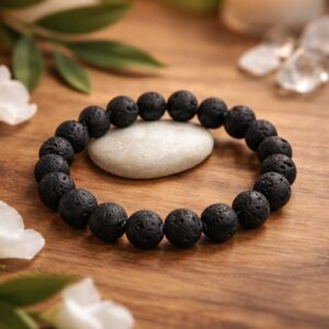 Lava Stone Bracelet 10mm