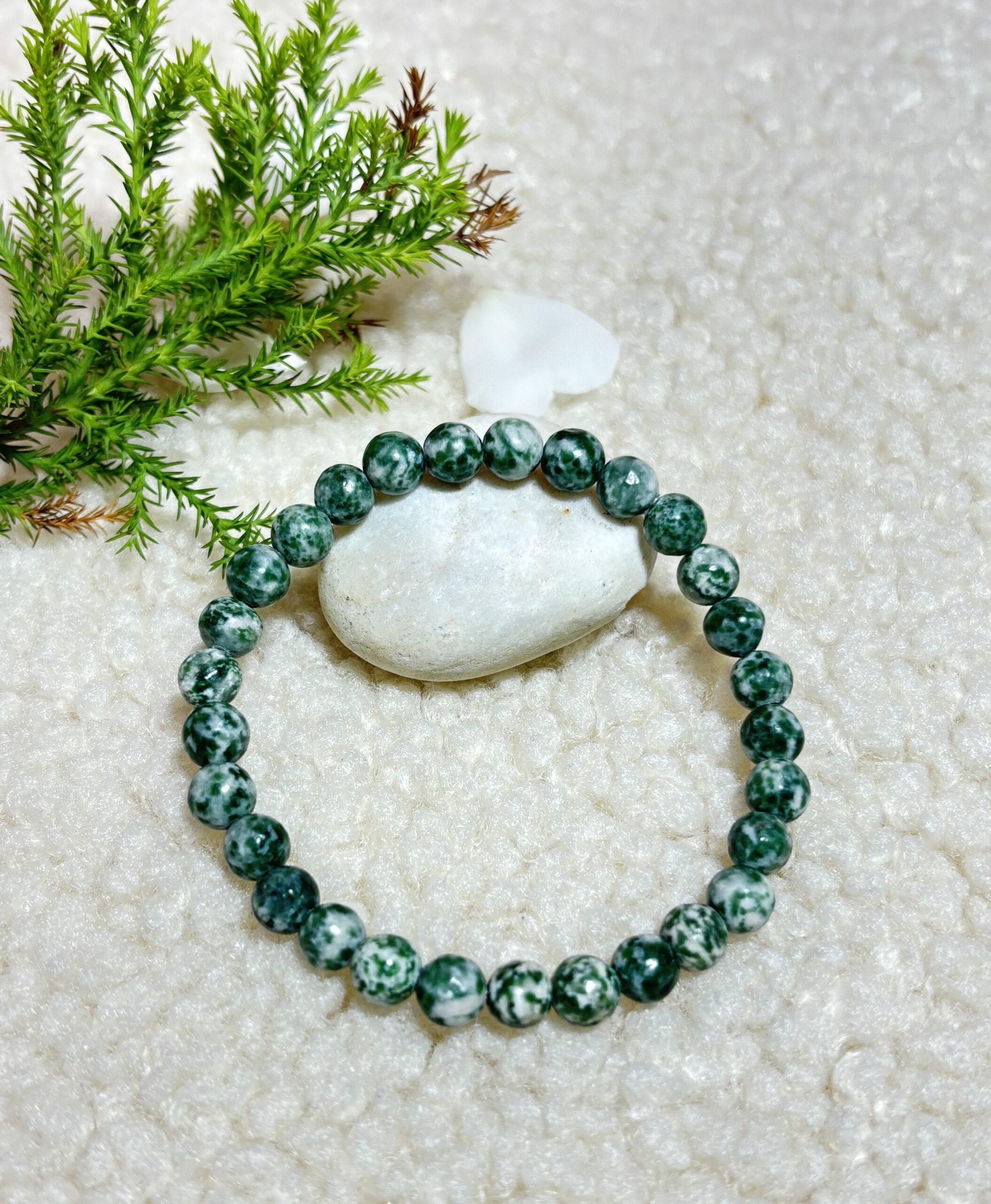 FullSizeRender Tree Agate Bracelet 10mm