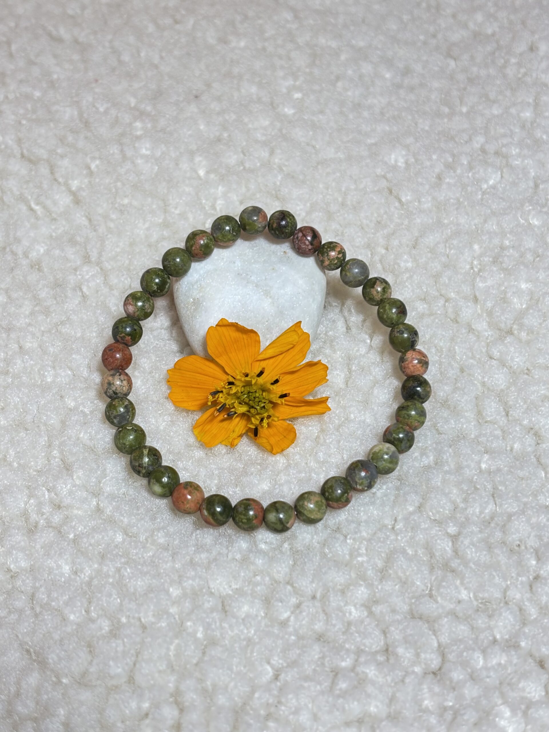 IMG_2953 Unakite Bracelet 6mm