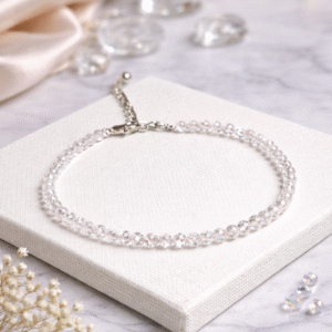 Clear quartz Anklet