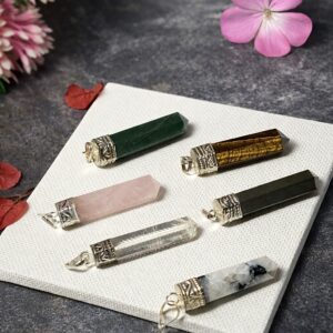 Natural stone pendants