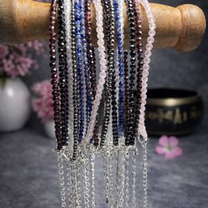 Natural stone Anklets